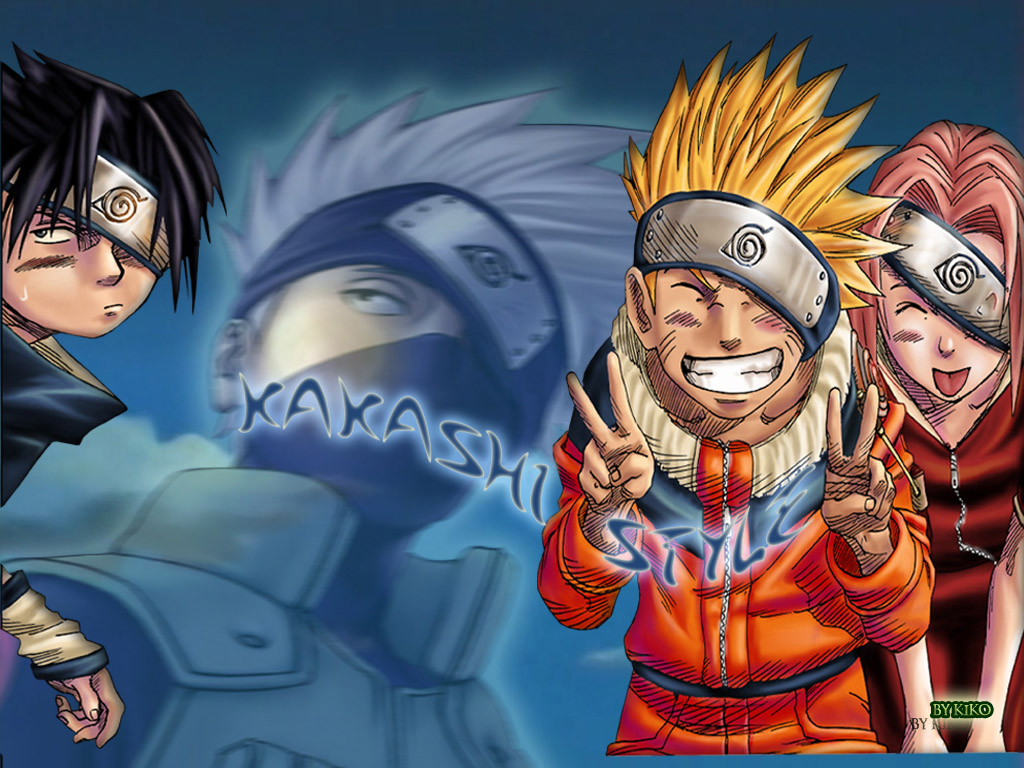 Fonds d'cran Manga Naruto kakashi style