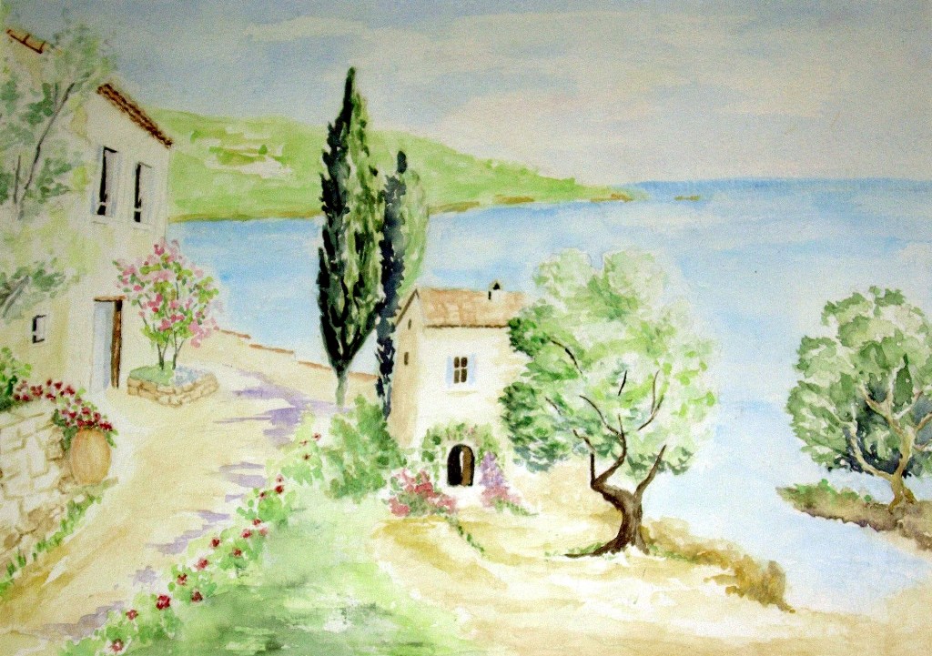 Fonds d'cran Art - Peinture Paysages Divers aquarelle