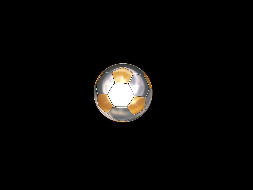 Wallpapers Sports - Leisures Football Ballon or & argent