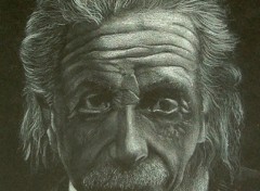 Fonds d'cran Art - Crayon Einstein portrait