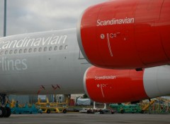 Fonds d'cran Avions a340 scandinavie