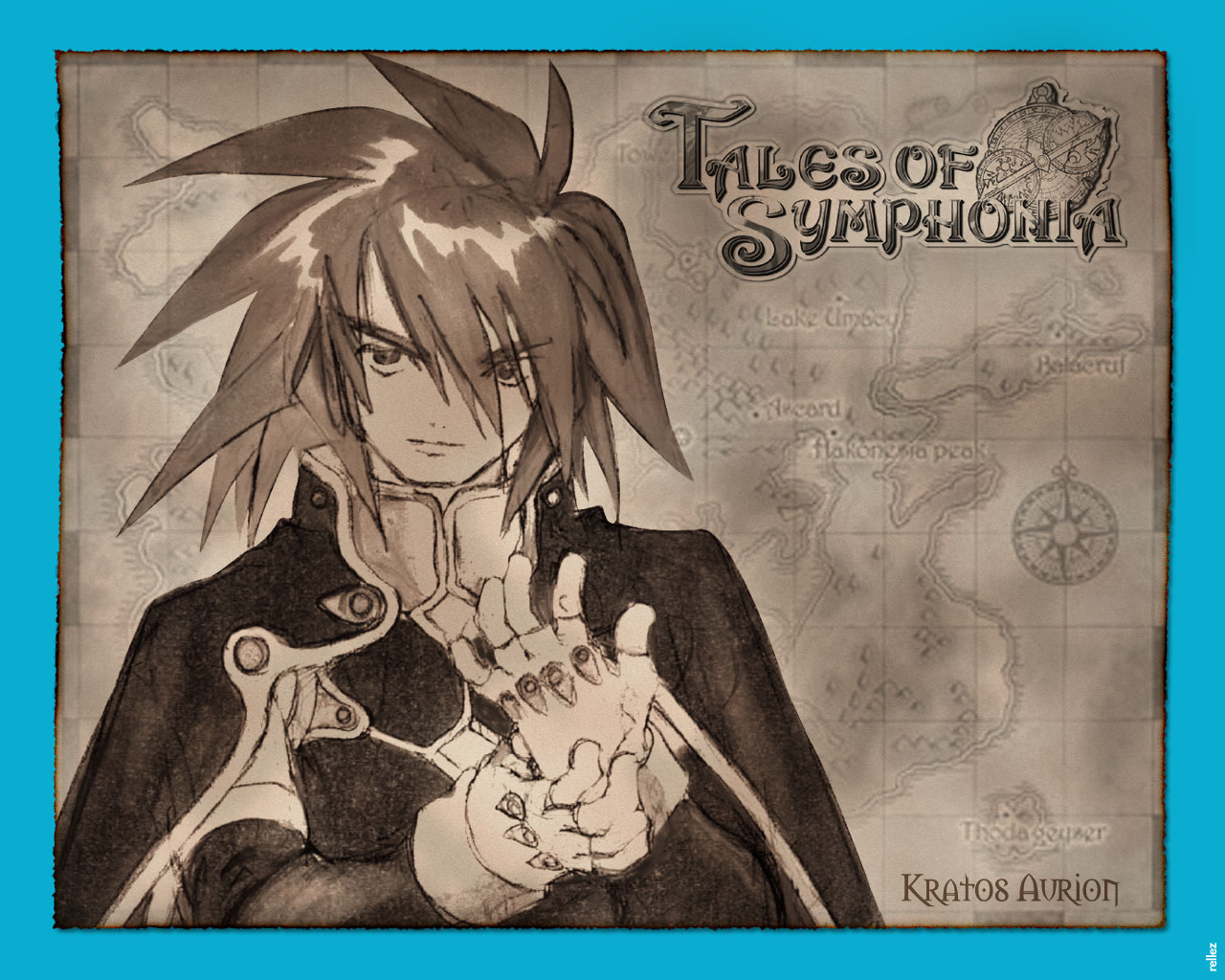 Fonds d'cran Jeux Vido Tales Of Symphonia Kratos Aurion