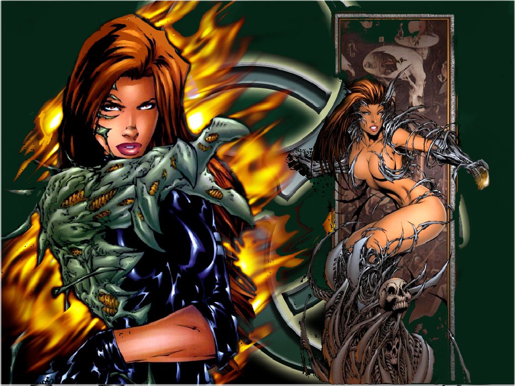 Wallpapers Comics Witchblade Fire witchblade