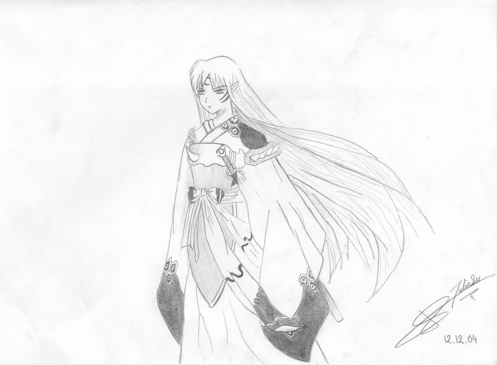 Fonds d'cran Art - Crayon Manga - Inu Yasha Inu-Yasha