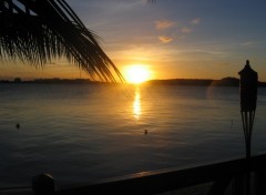 Fonds d'cran Nature coucher de soleil  saint barth