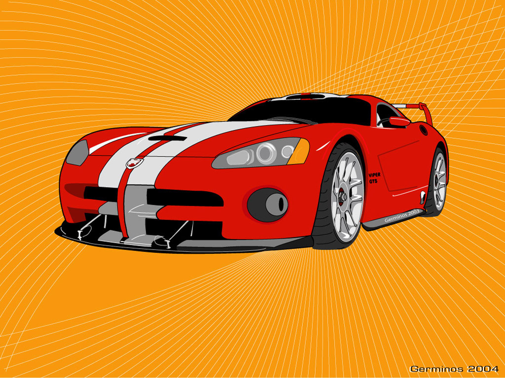 Wallpapers Digital Art Compositions 2D dodge viper