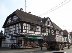 Fonds d'cran Voyages : Europe Maison d'un petit village d'Alsace