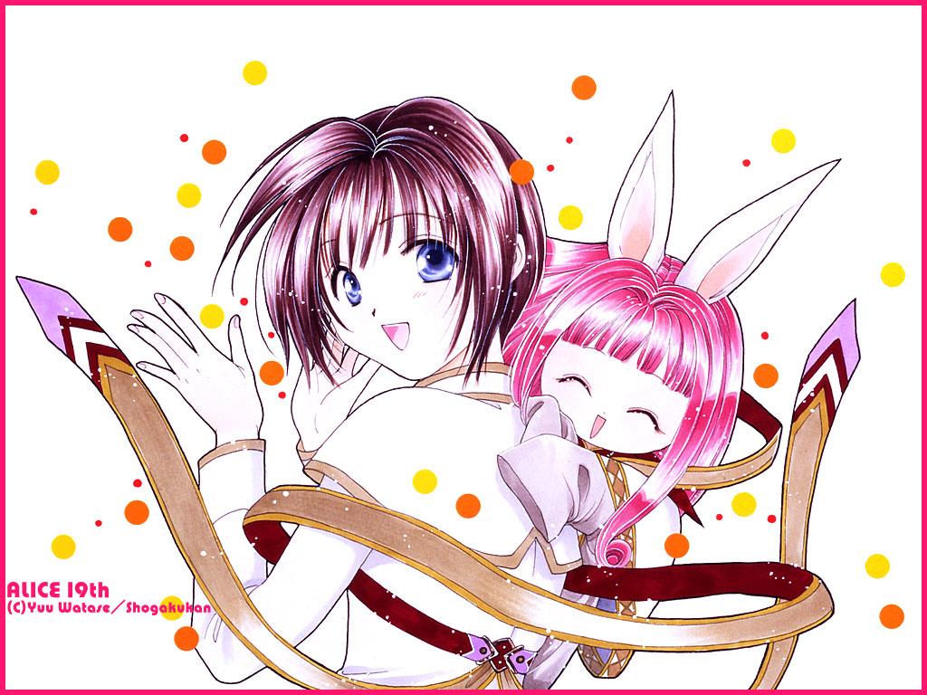 Fonds d'cran Manga Alice 19th Alice et Nyozka 1