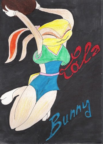 Wallpapers Art - Pencil Cartoons - Bugs Bunny lola bunny