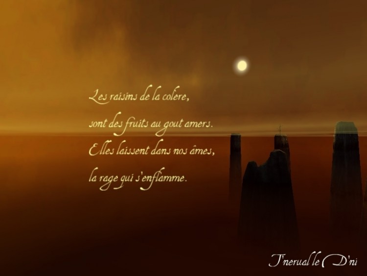 Wallpapers Digital Art Poetry - Texts Les Raisins