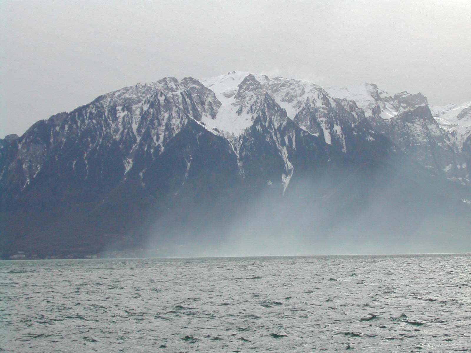 Fonds d'cran Nature Montagnes Lac Lman