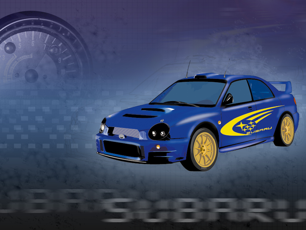 Fonds d'cran Art - Numrique Compositions 2D Subaru Sti