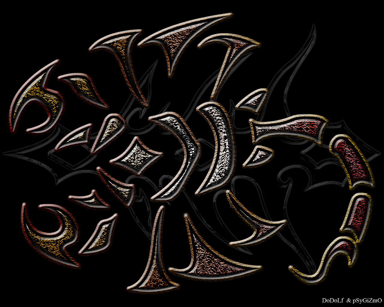 Wallpapers Digital Art Style Tribal Tribal scorpion