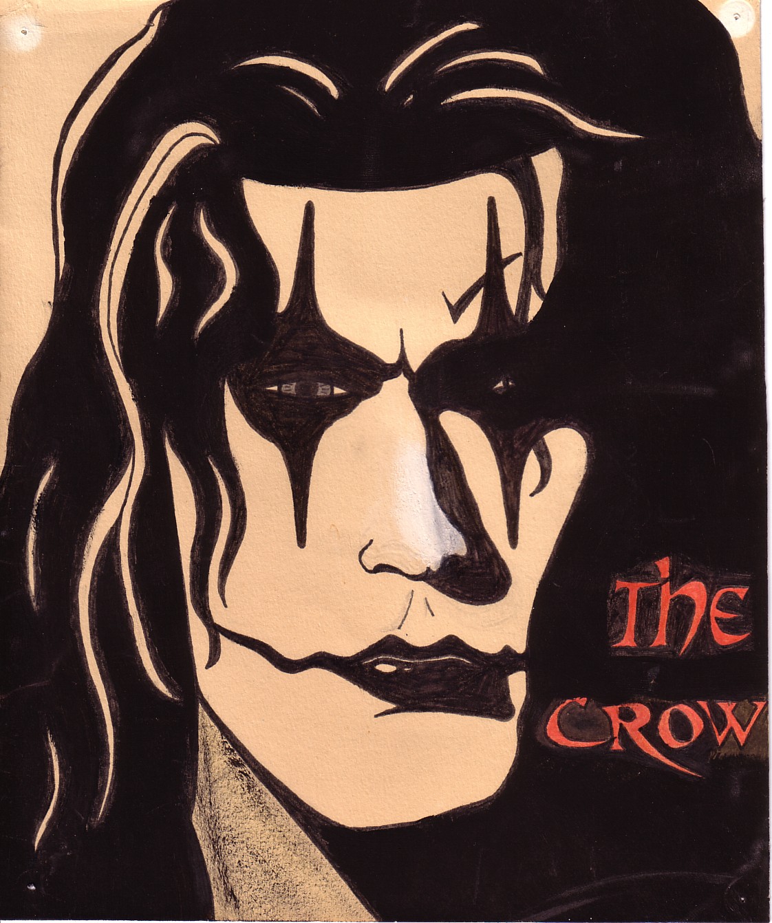 Fonds d'cran Art - Crayon Cinma - Sries TV The crow