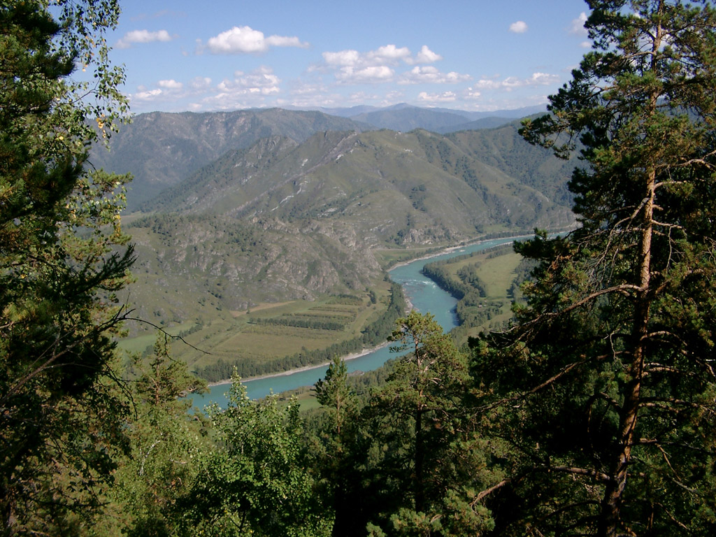 Fonds d'cran Nature Fleuves - Rivires - Torrents Katun river (Altai, Russia)