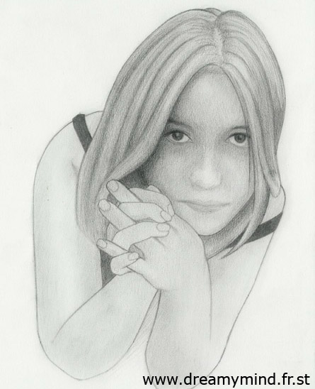 Wallpapers Art - Pencil Portraits Anne