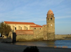 Fonds d'cran Constructions et architecture Collioure (66) - l'Eglise et le clocher