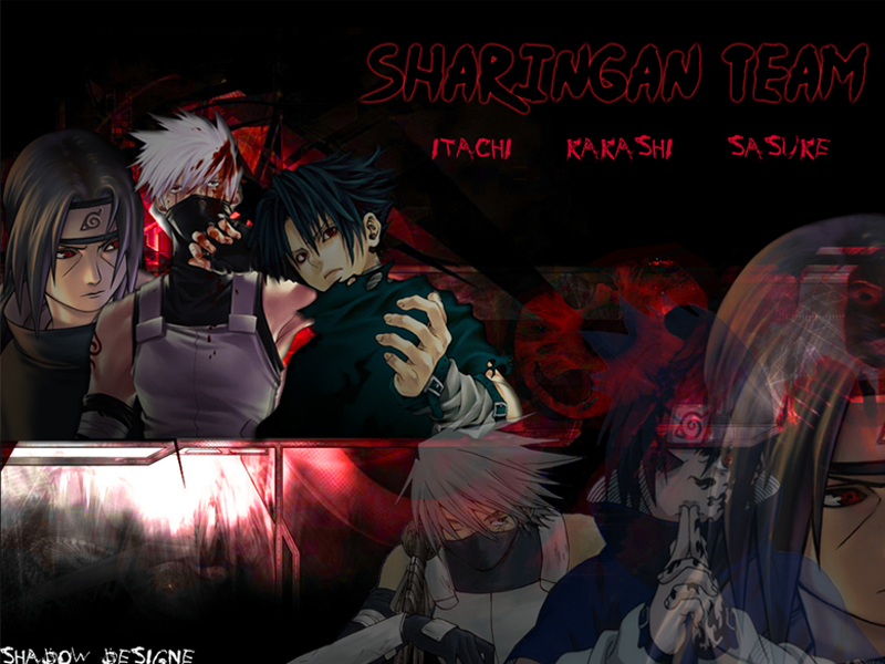 Fonds d'cran Manga Naruto SHARIGAN TEAM