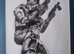 Wallpapers Art - Pencil Halo 2 (avant la sortie)