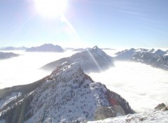 Fonds d'cran Nature Panorama roc du Tour (74)