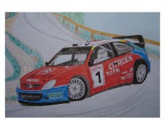 Wallpapers Art - Pencil xsara de S.Loeb