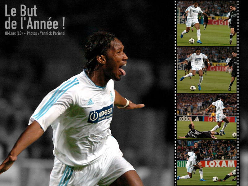 Wallpapers Sports - Leisures Football Didier Drogba OM