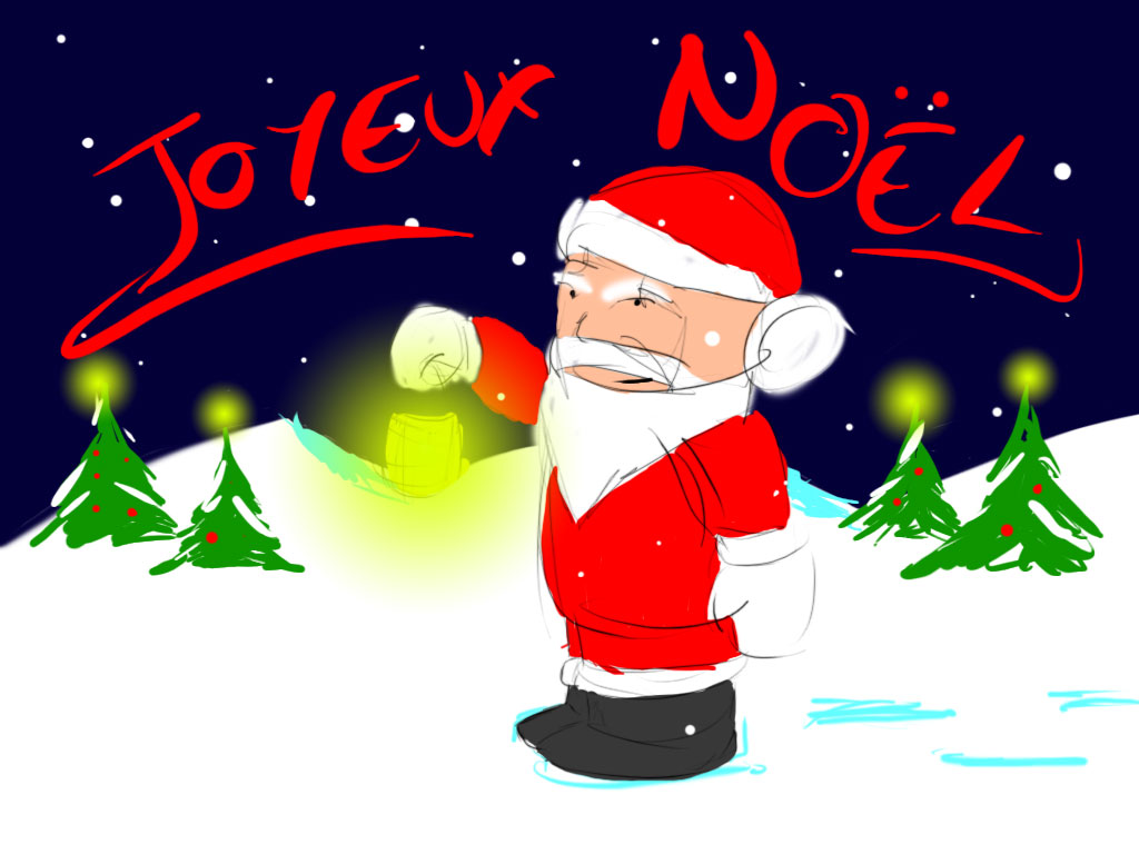 Fonds d'cran Art - Numrique Tablette Graphique Joyeux Noel