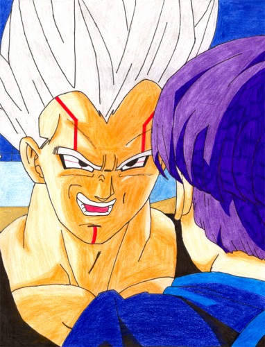 Fonds d'cran Art - Crayon Manga - Dragon Ball Z Dragon Ball - Baby Vegetta & Trunks