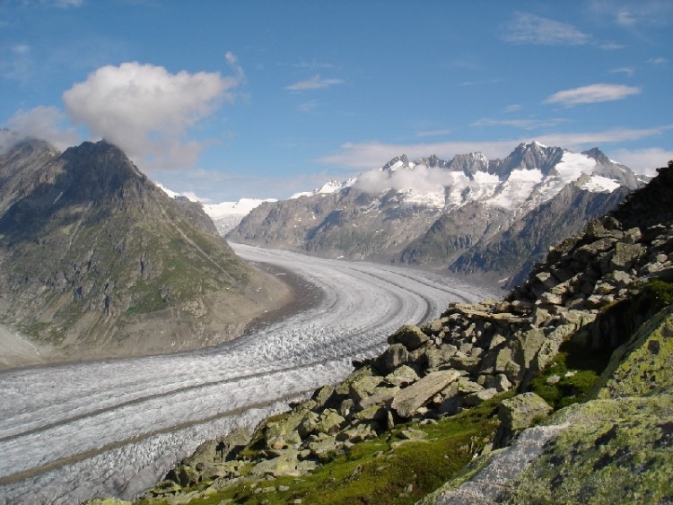 Fonds d'cran Nature Montagnes Glacier d'Aletsch / Suisse