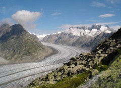 Fonds d'cran Nature Glacier d'Aletsch / Suisse