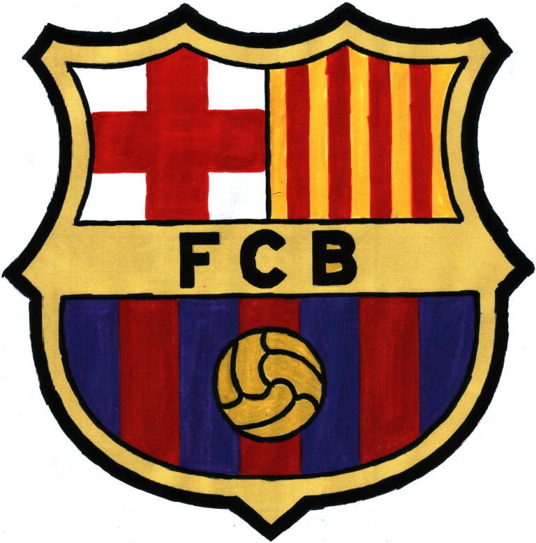 Fonds d'cran Art - Crayon Logotype Logo Fc Barcelone