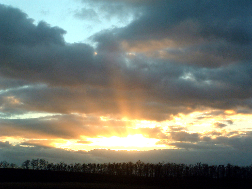 Wallpapers Nature Sunsets and sunrises Coucher de Soleil dans le Kochersberg