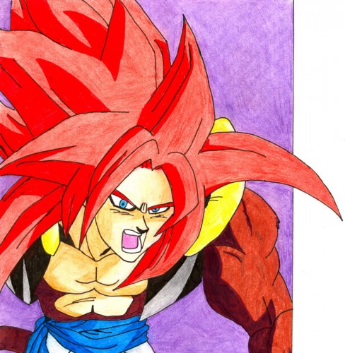 Wallpapers Art - Pencil Manga - Dragon Ball Z Dragon Ball - Gogetta SSJ4