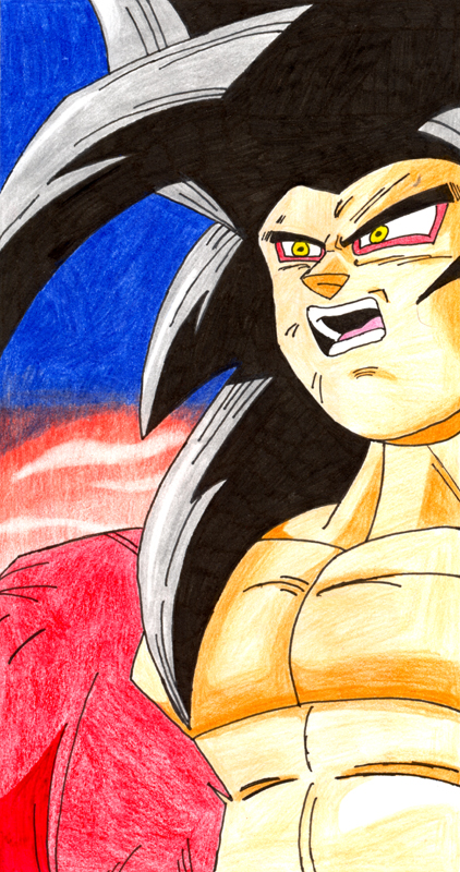 Wallpapers Art - Pencil Manga - Dragon Ball Z Dragon Ball - Sangoku SSJ4