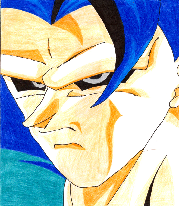 Fonds d'cran Art - Crayon Manga - Dragon Ball Z Dragon Ball - Sangoku SSJ5