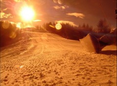 Fonds d'cran Nature Fort, Neige, Soleil & Snowboard