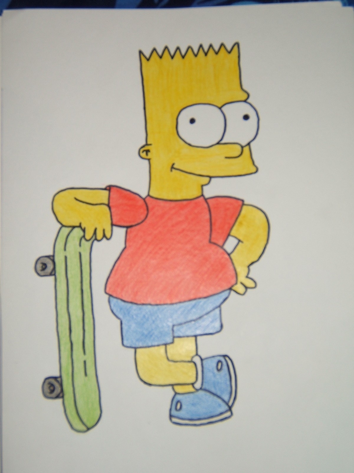 Fonds d'cran Art - Crayon Dessins anims - Les Simpsons Bart Simpson