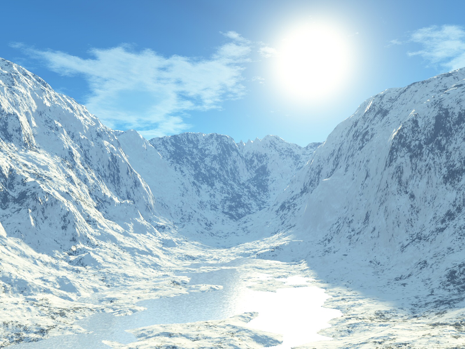 Wallpapers Digital Art 3D - Terragen Hiver