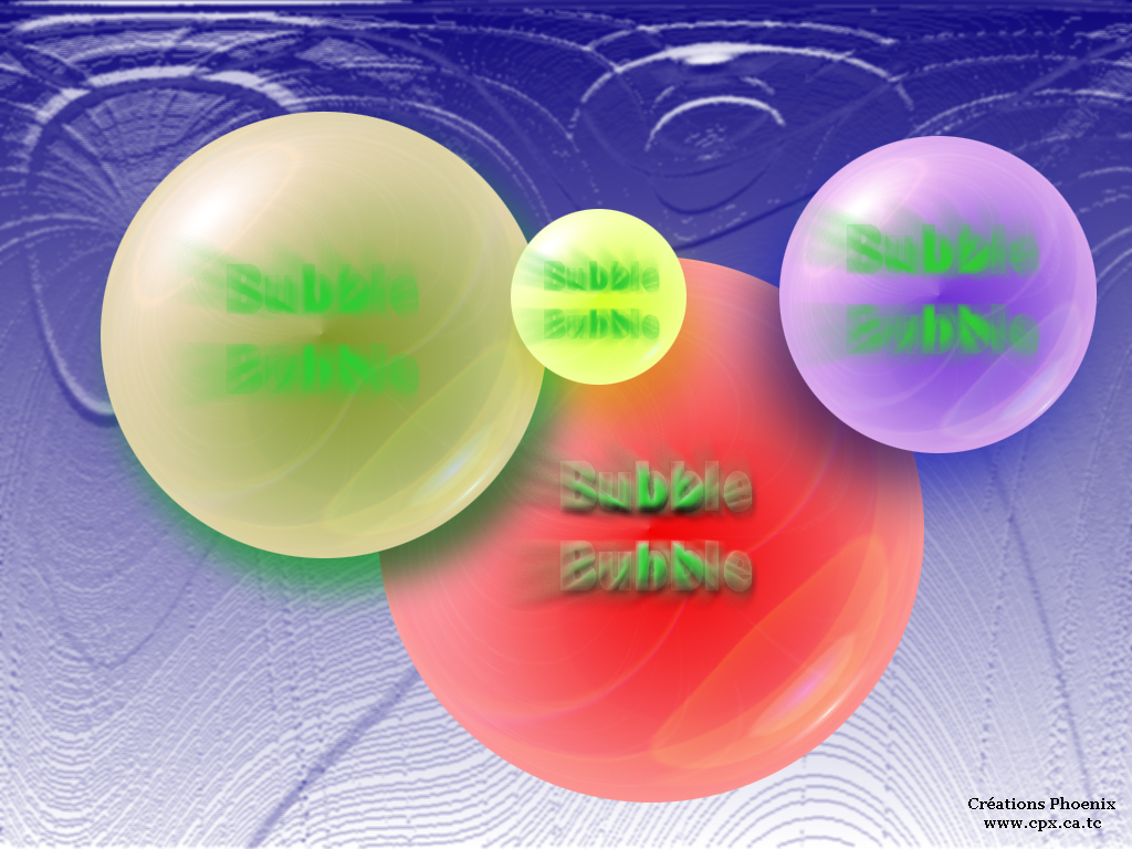 Fonds d'cran Art - Numrique Abstrait Bubble Bubble