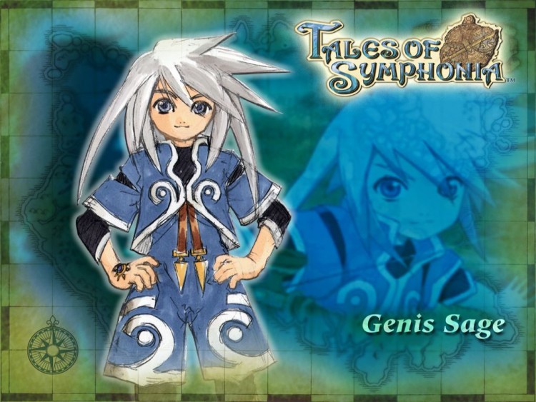 Fonds d'cran Jeux Vido Tales Of Symphonia Genis, le magicien.