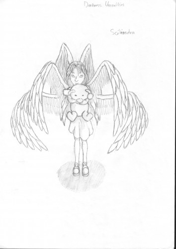 Fonds d'cran Art - Crayon Fantasy - Anges Ange