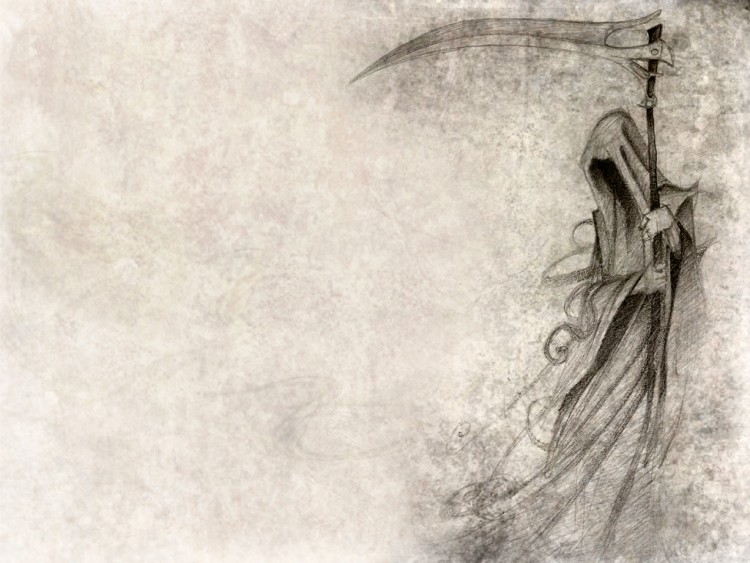 Wallpapers Art - Pencil Fantasy - Demons faucheuse