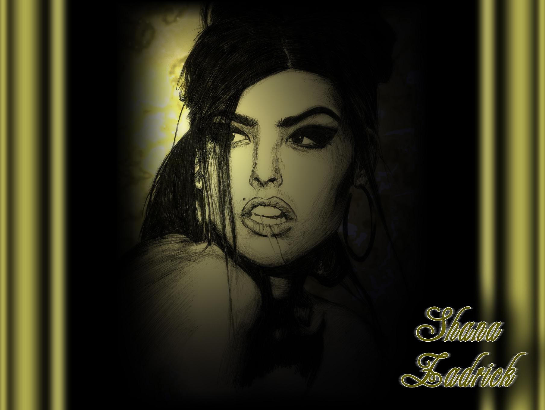 Wallpapers Art - Pencil Portraits Shana Zadrick