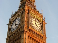 Fonds d'cran Voyages : Europe Londres- Big Ben sous le couch de soleil un jour d'hiver