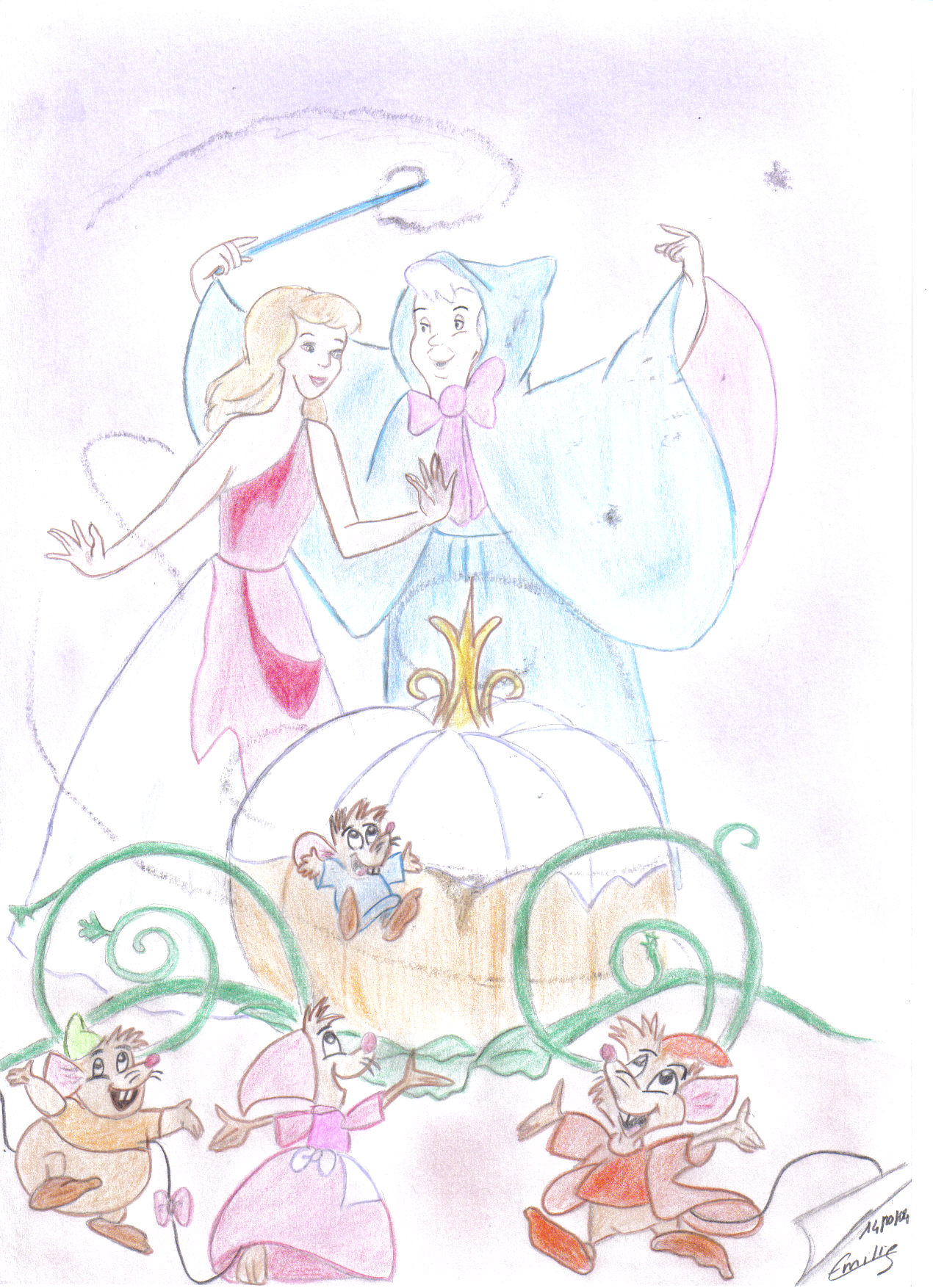 Wallpapers Art - Pencil Cartoons - Cendrillon Cendrillon