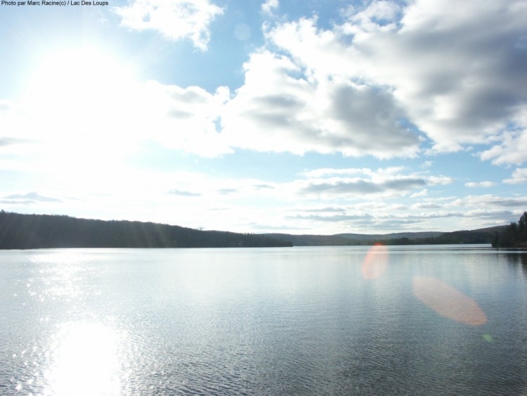 Fonds d'cran Nature Couchers et levers de Soleil Lac Des Loups Midi