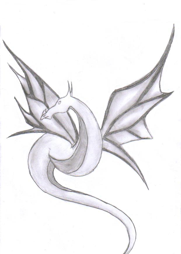 Wallpapers Art - Pencil Fantasy - Dragons dragon crayon