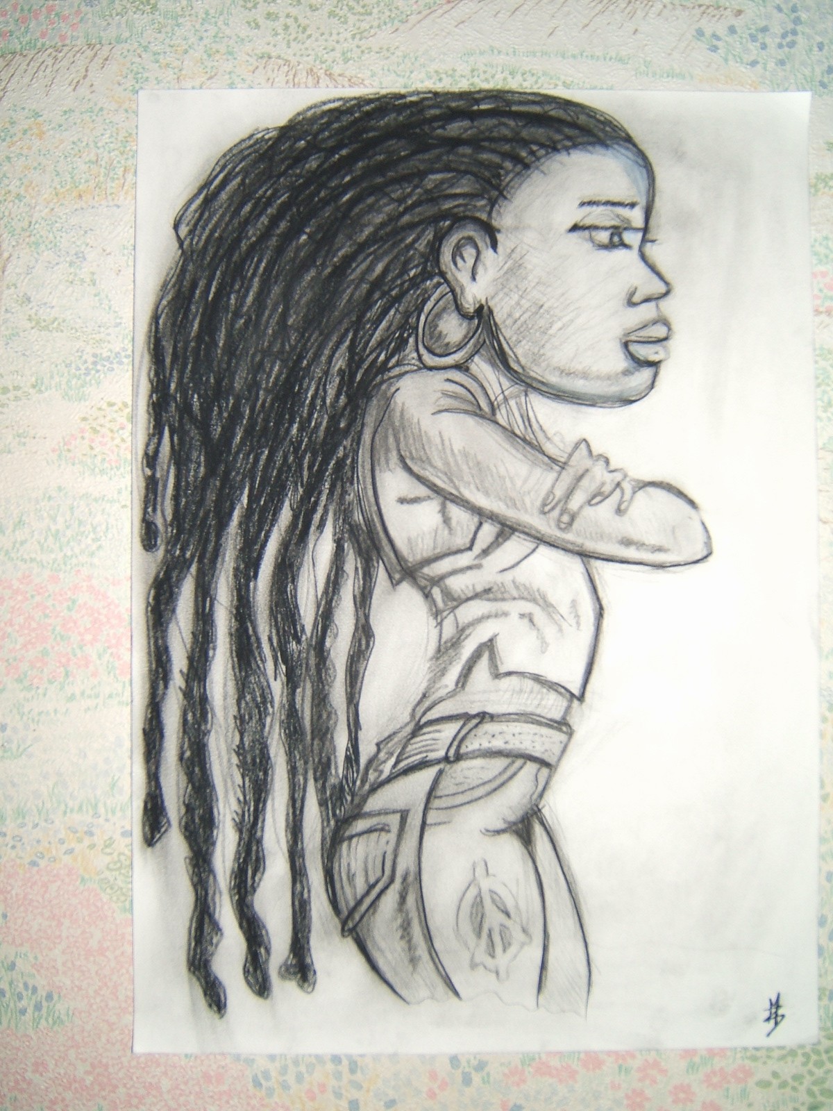 Wallpapers Art - Pencil Characters Rasta...