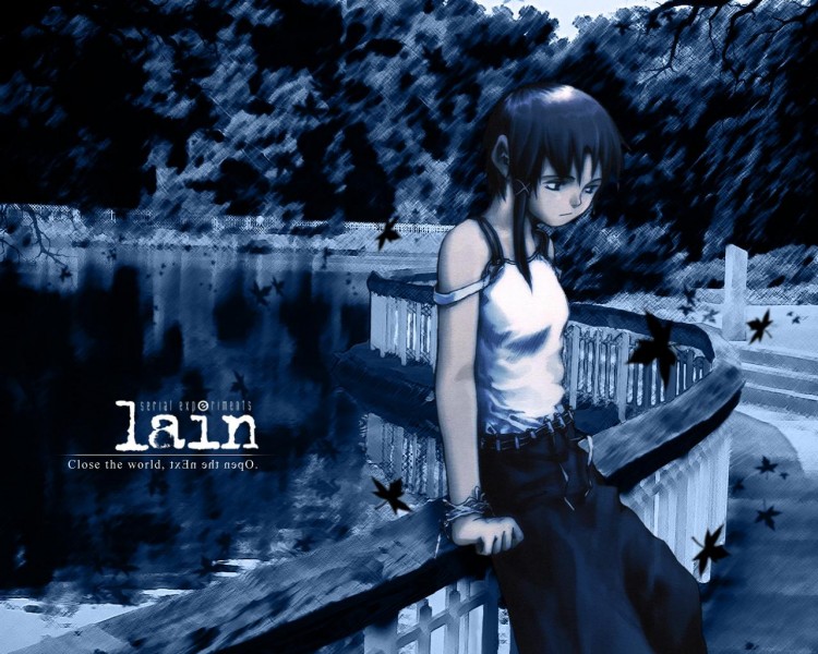 Wallpapers Manga Serial Experiments Lain Close the world.. Open the next..