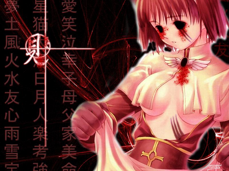 Wallpapers Digital Art Style Dark Bloody Manga